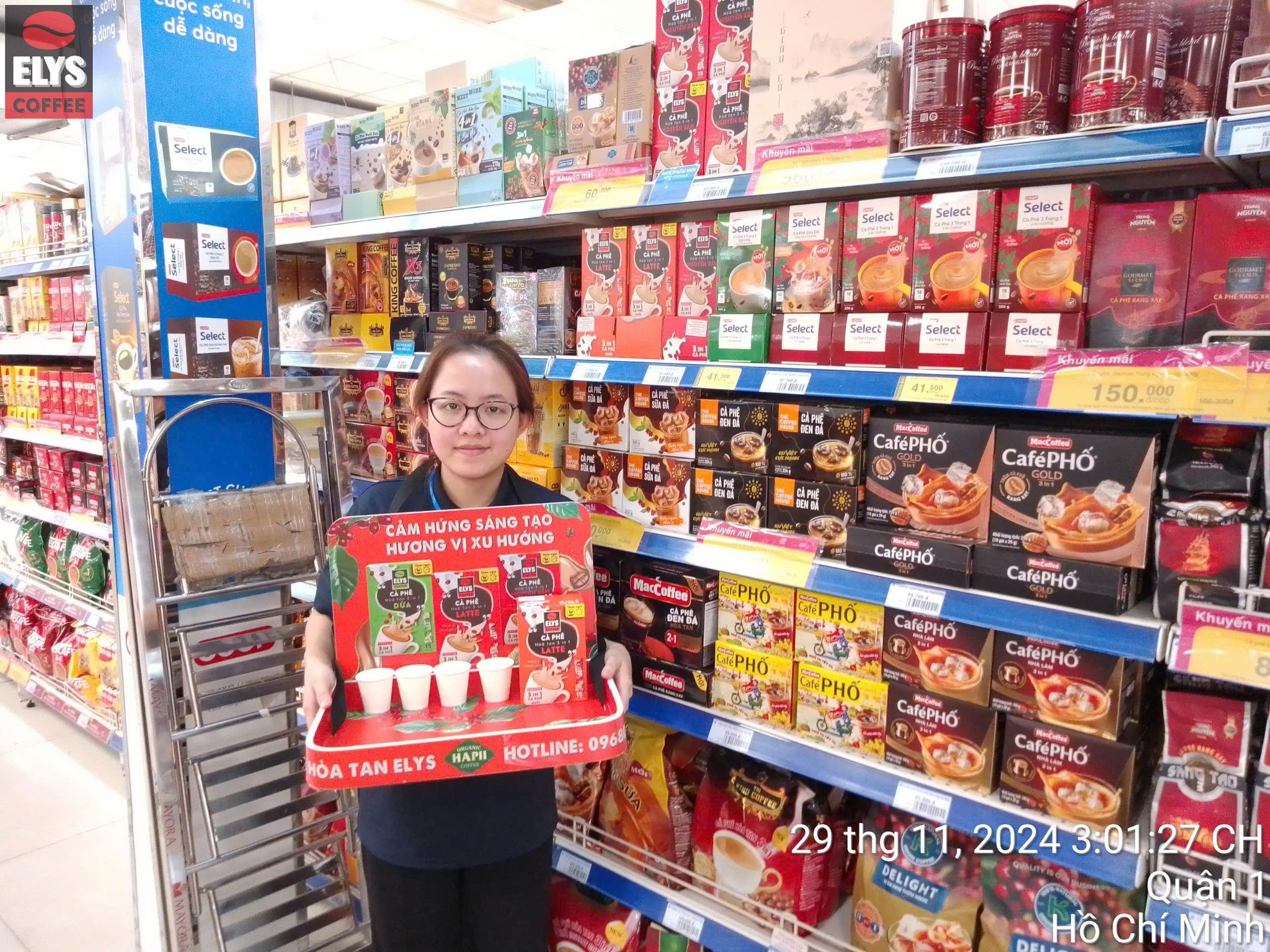 Elys Coffee Đã Sẵn Sàng Phục Vụ Tại Coopmart !