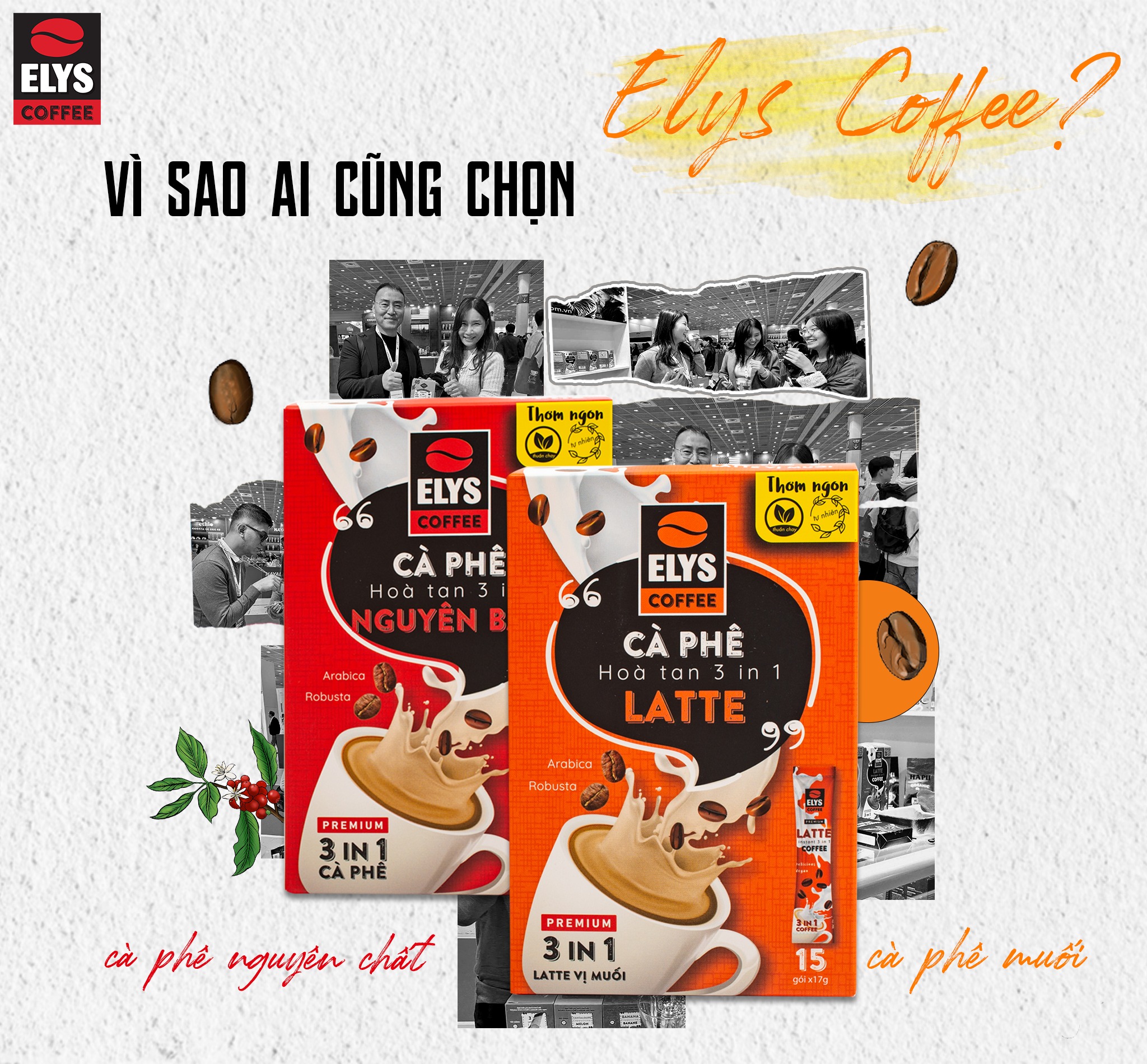 Vì sao ai cũng chọn Elys Coffee?