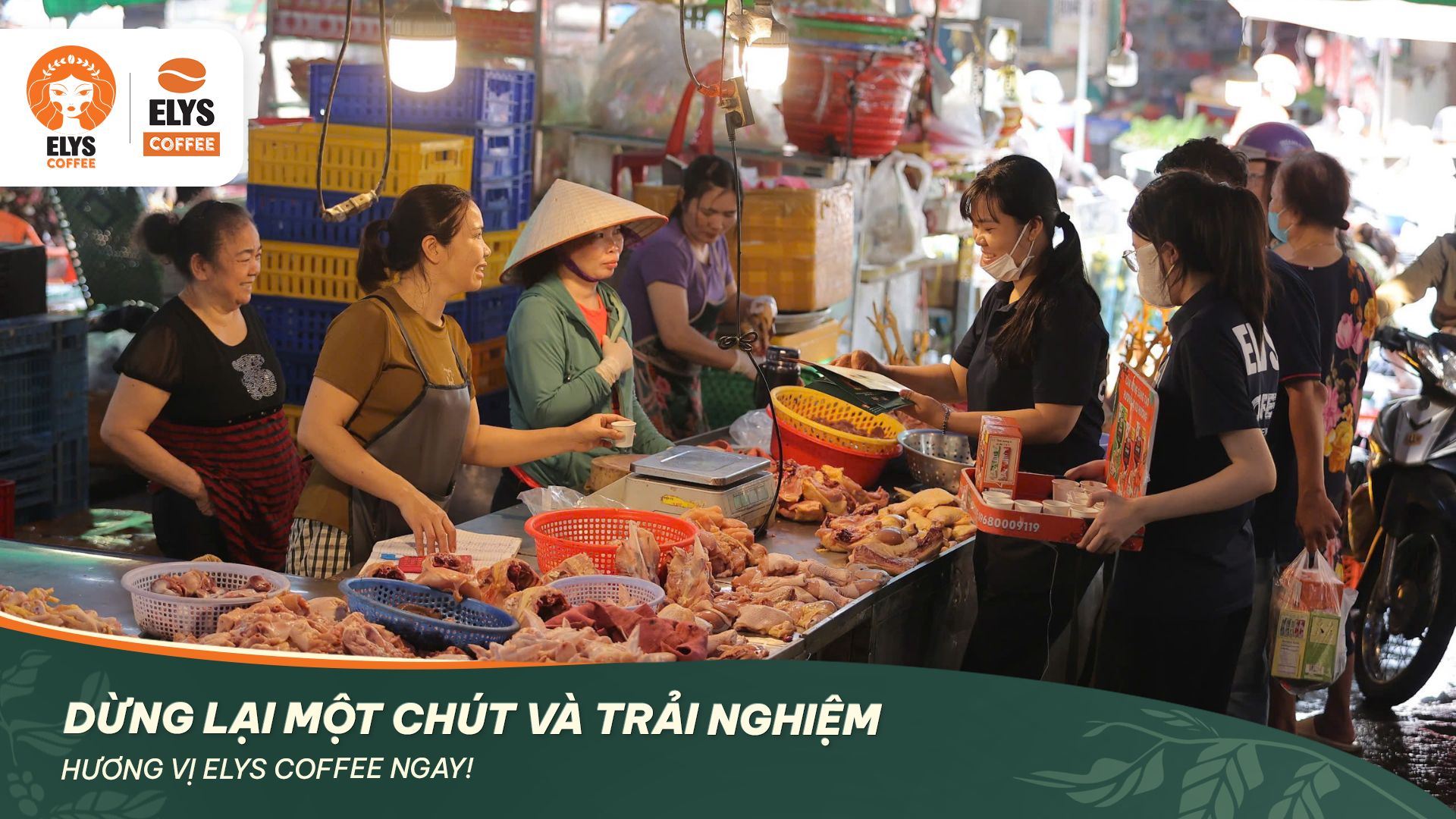 Cà Phê Muối Elys Coffee ra mắt chiến dịch sampling toàn Tp.HCM & Miền Tây