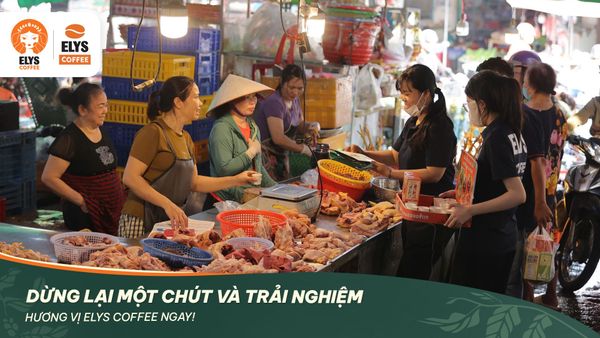 Cà Phê Muối Elys Coffee ra mắt chiến dịch sampling toàn Tp.HCM & Miền Tây