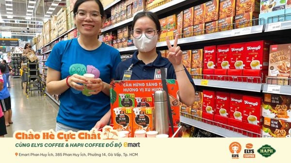 Elys Coffee bùng nổ hương vị tại Emart