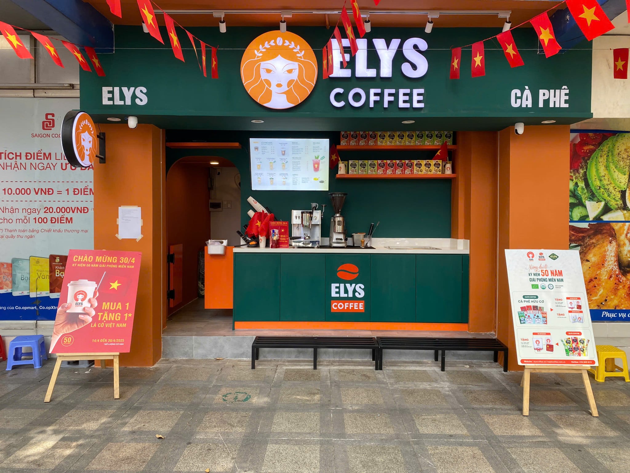 Elys Coffee khai trương cửa hàng đầu tiên tại quận 3