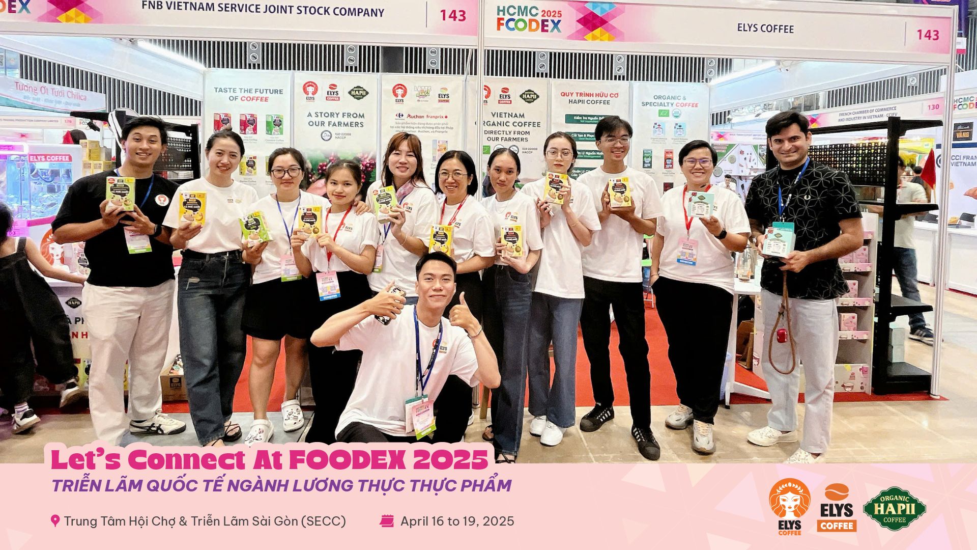 ELYS COFFEE CÓ MẶT TẠI HCMC FOODEX 2025