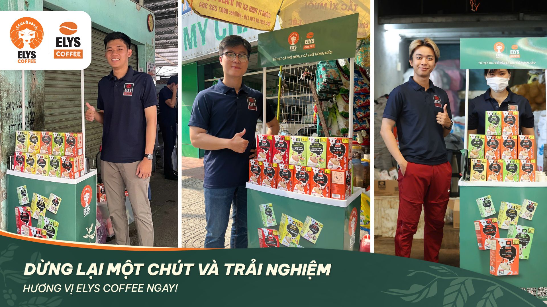 Elys Coffee Tổ Chức Buổi Dùng Thử Cà Phê Tại Các Điểm Bán Lẻ Tại TP.HCM