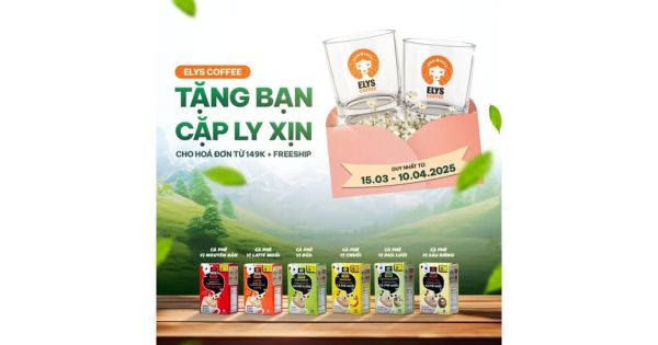 Săn ngay 2 ly siêu xịn từ Elys Coffee