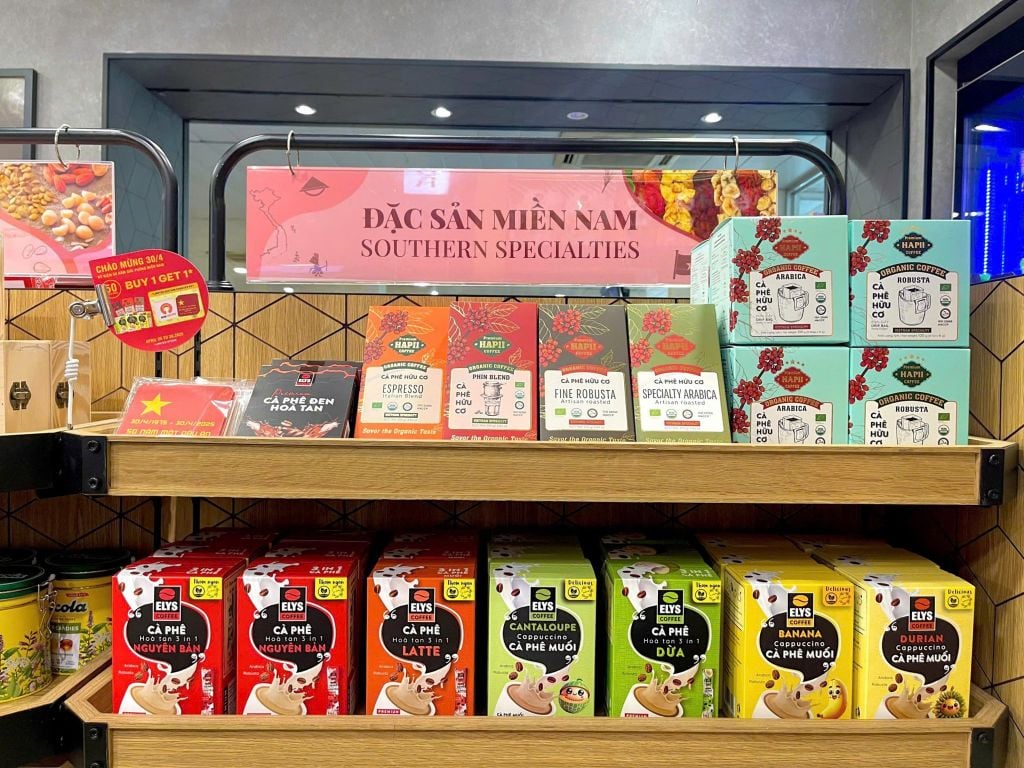 Elys Coffee mua 1 tặng 1 tại sân bay Tân Sơn Nhất & Đà Nẵng
