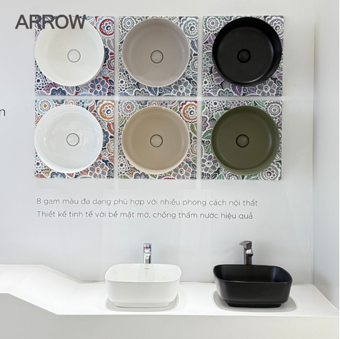 Lavabo Đặt Bàn ARROW – Điểm Nhấn Ấn Tượng Tại Sự Kiện Khai Trương Showroom ARROW Thành Thái
