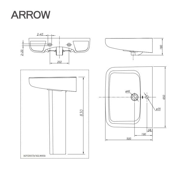 chau-rua-lavabo-treo-tuong-arrow-AGP32037D-AGL9605A