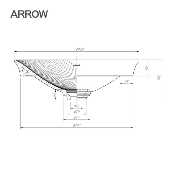 chau-rua-mat-dat-ban-arrow-AHP41028B-JB