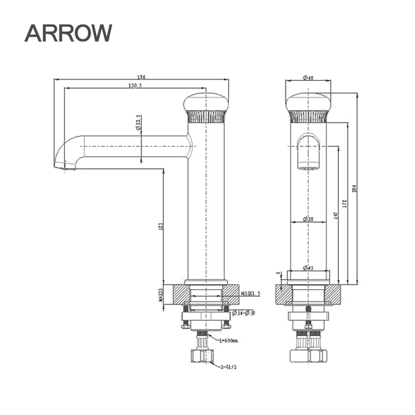 voi-lavabo-nong-lanh-arrow-AMP11871GG
