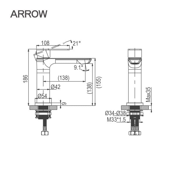 voi-lavabo-nong-lanh-arrow-AMP11891MW