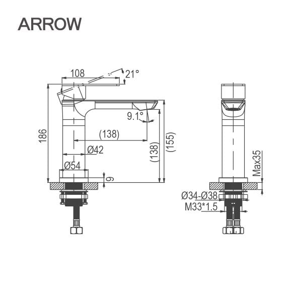 voi-lavabo-nong-lanh-arrow-AMP11891SS