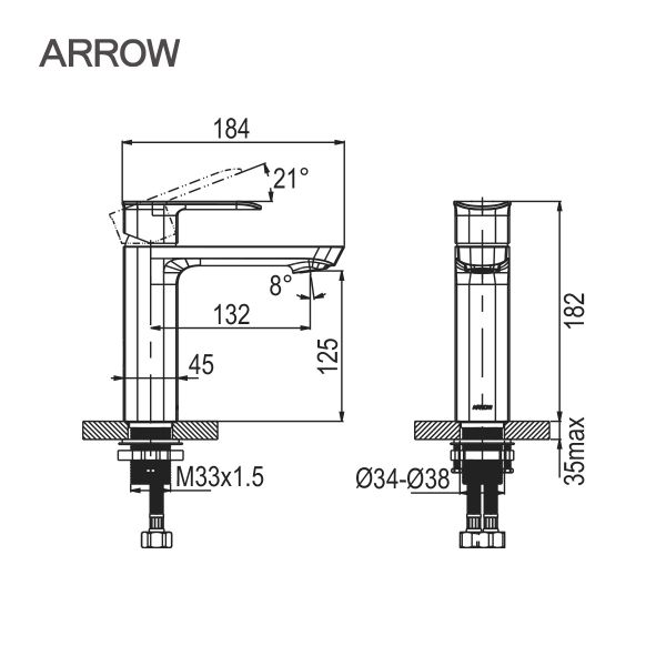 voi-lavabo-nong-lanh-arrow-AMP11893CP