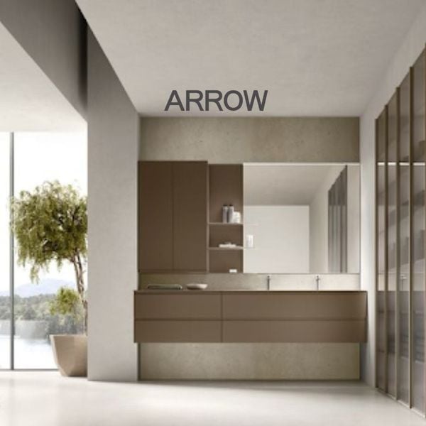 Tủ gương phòng tắm Arrow tích hợp đèn LED hiện đại