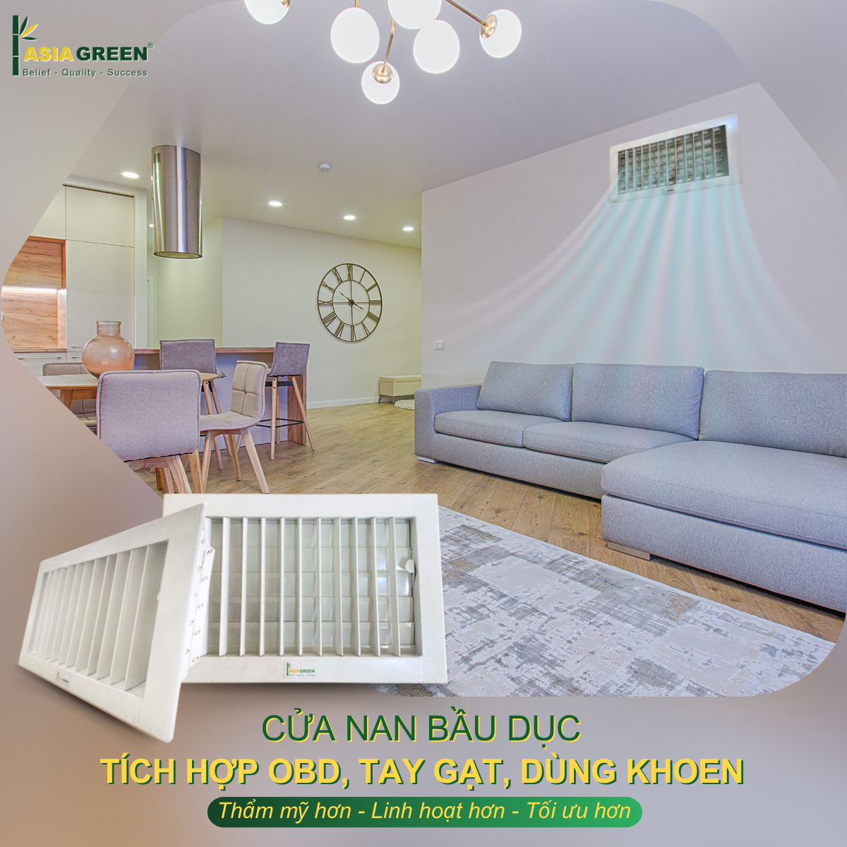 ƯU ĐIỂM VƯỢT TRỘI CỦA CỬA NAN BẦU DỤC TÍCH HỢP OBD, TAY GẠT, DÙNG KHOEN