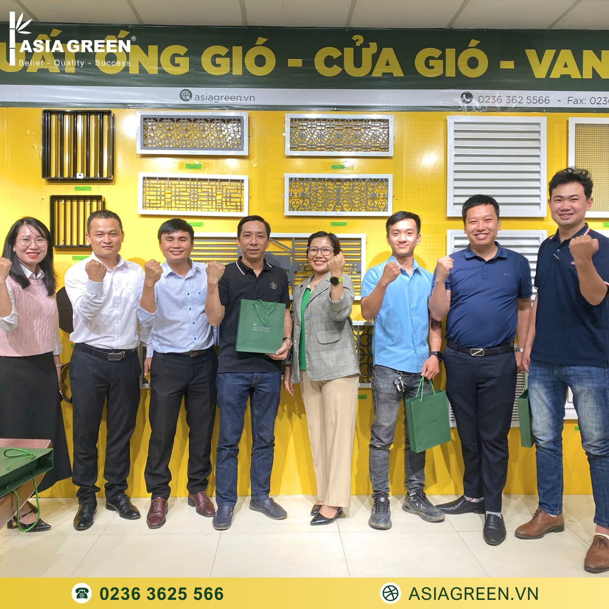 ASIA GREEN - CHÀO ĐÓN ĐẠI DIỆN TẬP ĐOÀN SCAVI ĐẾN THAM QUAN NHÀ MÁY