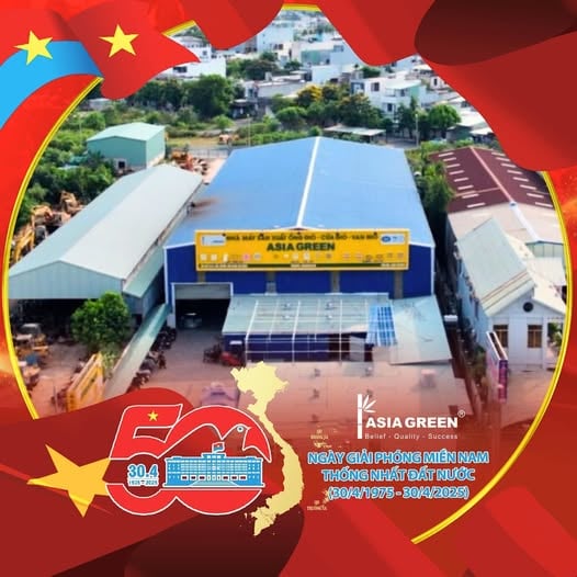 ASIA GREEN - CHÀO MỪNG 50 NĂM NGÀY GIẢI PHÓNG MIỀN NAM - THỐNG NHẤT ĐẤT NƯỚC (30/4/1975 - 30/4/2025)