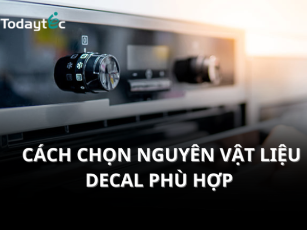 Cách chọn nguyên vật liệu decal phù hợp cho từng dòng mực in mã vạch