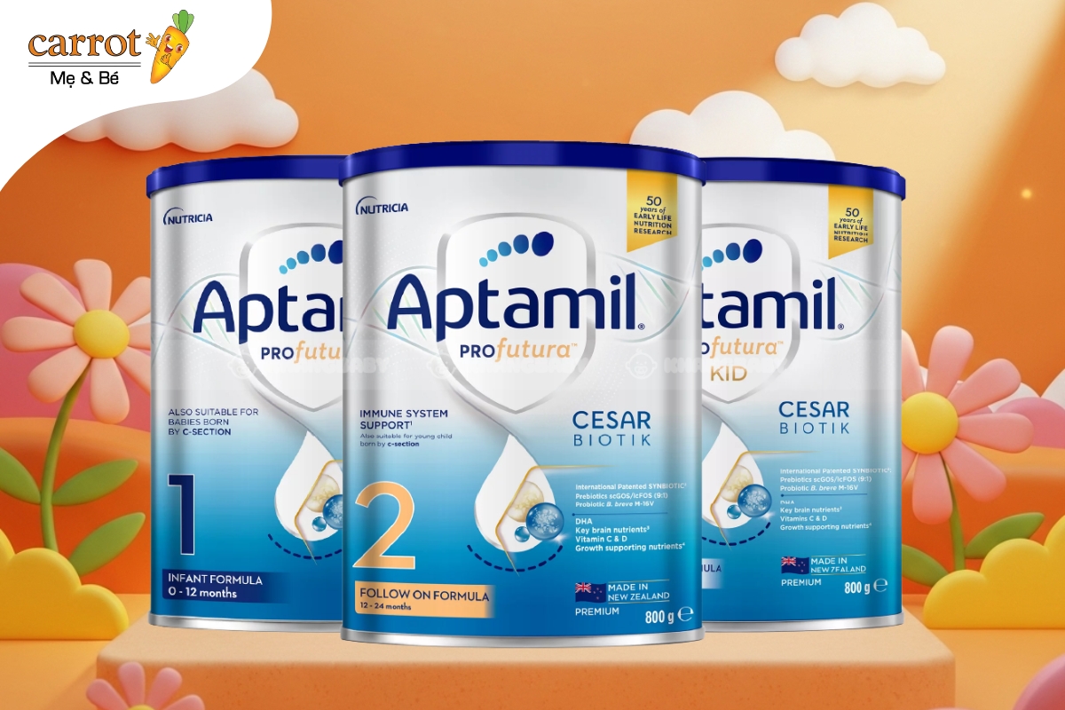 Sữa Aptamil New Zealand tại Mẹ Và Bé Carrot