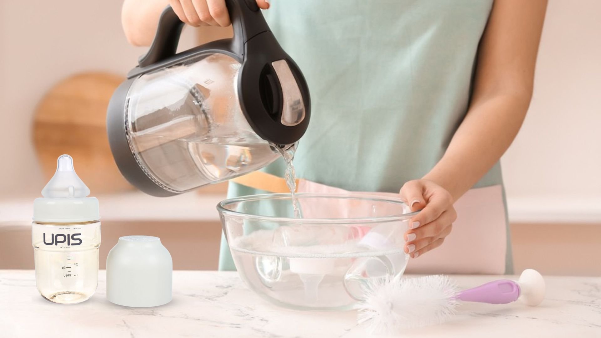 Hướng dẫn sử dụng bình sữa Upis