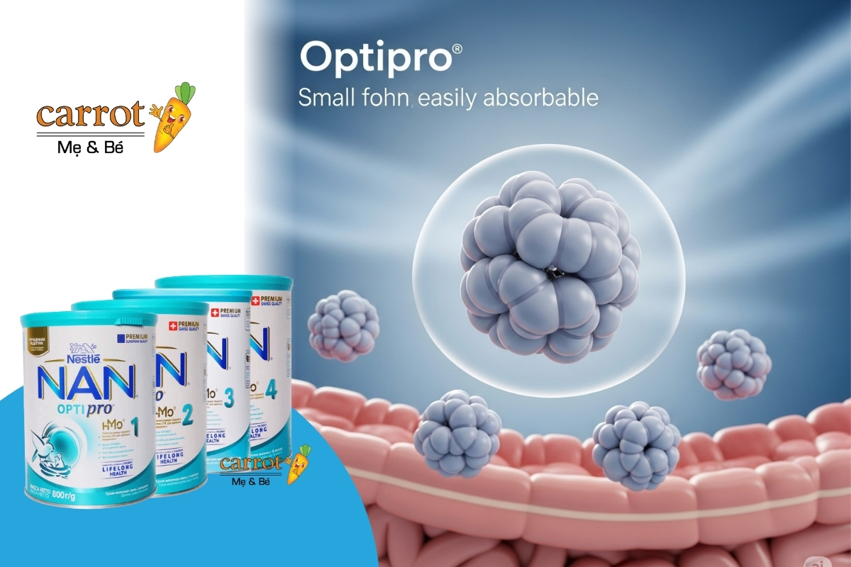 Sữa NAN Nga dễ hấp thu