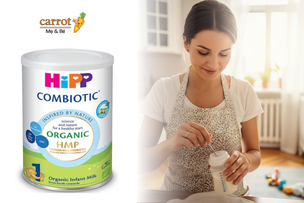 Cách Pha Sữa Hipp Số 1 350g Mẹ Và Bé Carrot Đà Nẵng