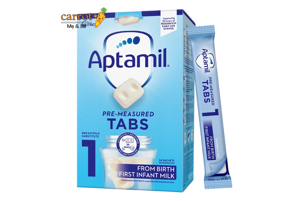 Sữa Thanh Aptamil Số 1 Tại Siêu Thị Mẹ Và Bé Carrot
