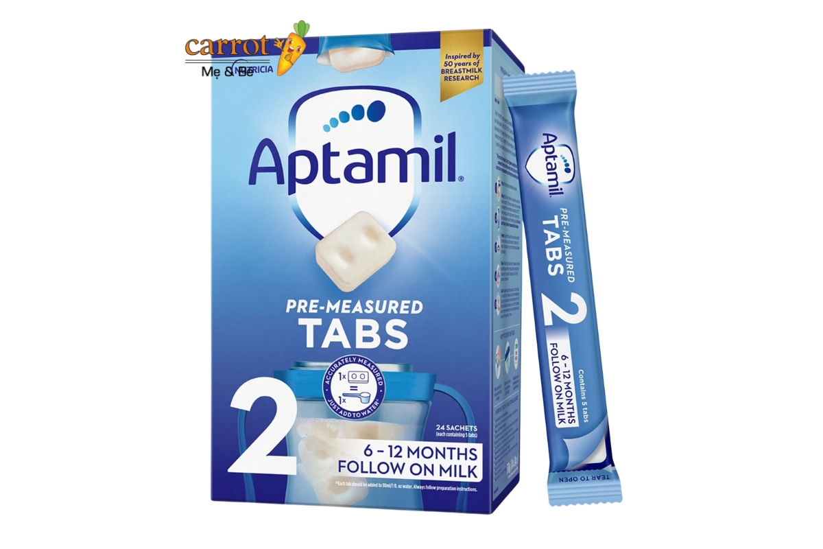 Sữa Thanh Aptamil Số 2 Tại Siêu Thị Mẹ Và Bé Carrot Đà Nẵng