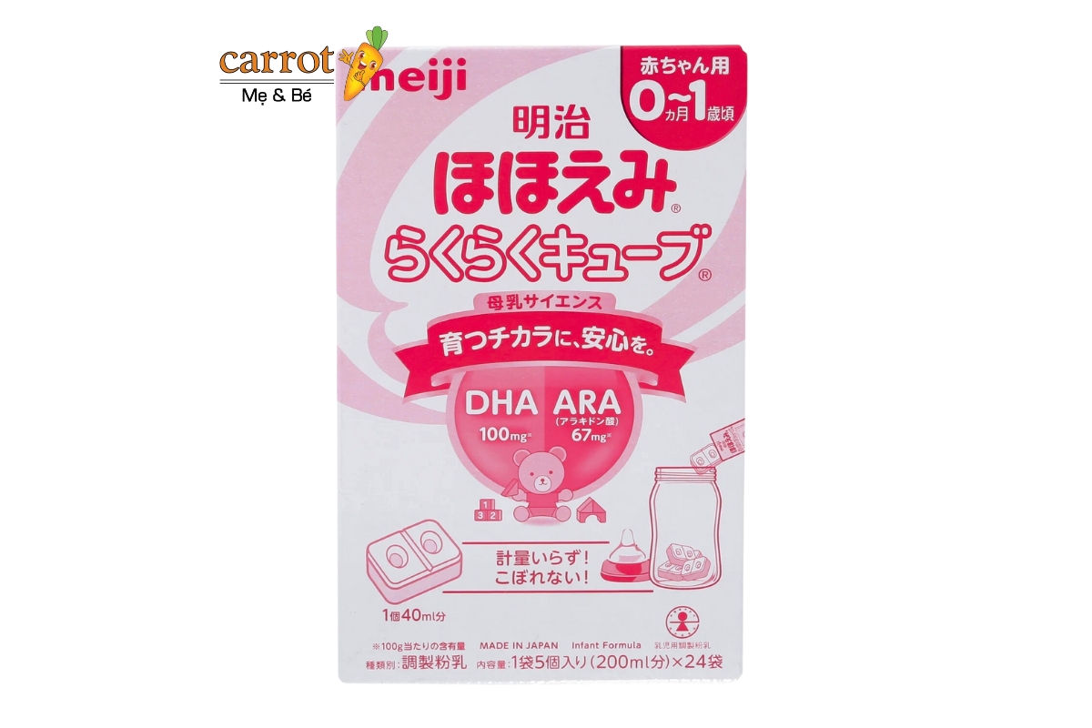 sữa thanh meiji 0 1