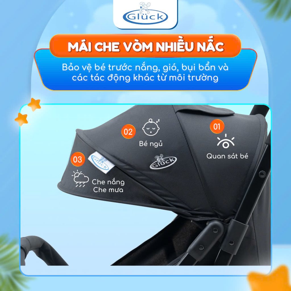 Xe đẩy Gluck C280