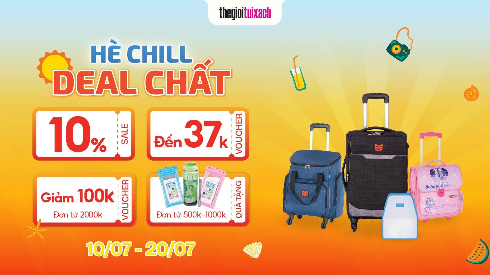 Chương trình Summer Sale tại Thế Giới Túi Xách – Ưu đãi hấp dẫn mùa hè