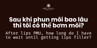 Sau khi phun môi bao lâu thì tôi có thể bơm môi?
