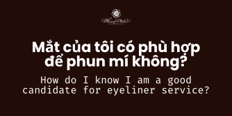 Mắt của tôi có phù hợp để phun mí không?