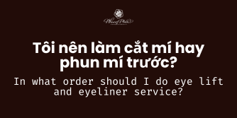 I’m planning on having eye lift (blepharoplasty) and eyeliner service. In what order should I do this?