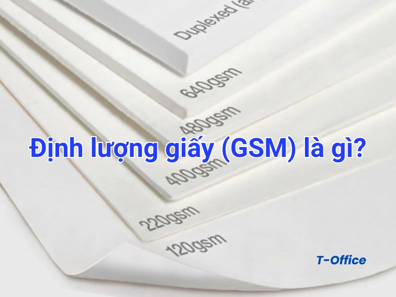 Định lượng giấy (GSM) là gì? Công thức tính định lượng giấy