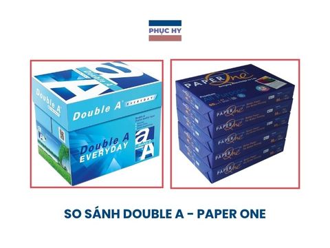 So sánh chi tiết Giấy Double A và Giấy Paperone