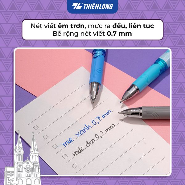 Bút gel cao cấp Thiên Long Bizner
