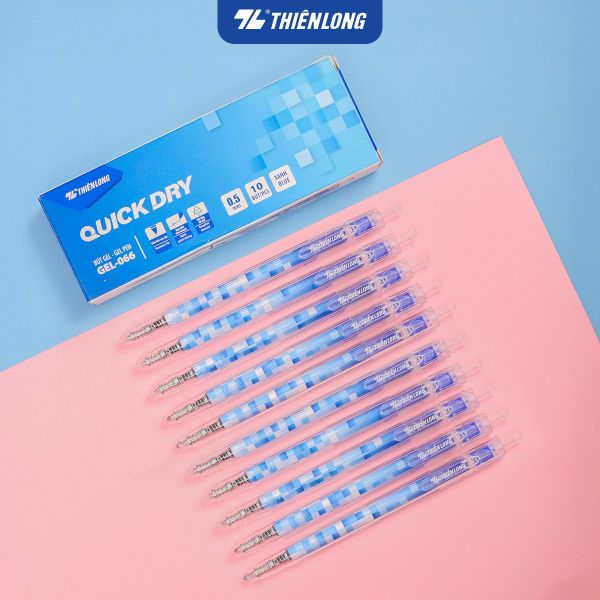 Bút gel Quick Dry Thiên Long GEL-066 nét viết êm