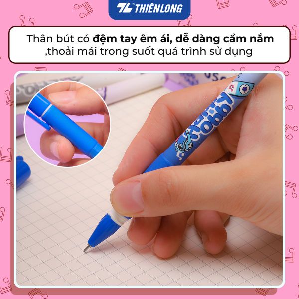 Thiết kế của Bút gel (0.5mm) Thiên Long Happy Obby GEL-056