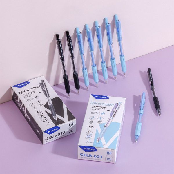 Bút Gel Butter Thiên Long GELB-023 – Minimalist, Viết Êm, Trơn, Nét Đẹp