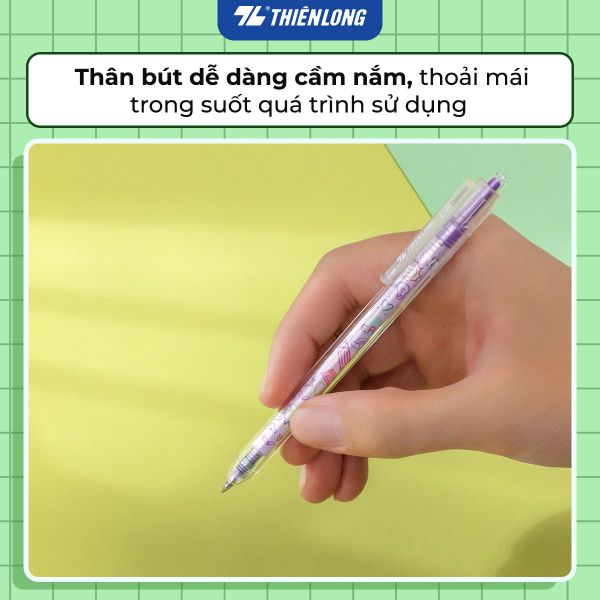 Thiết kế của bút gel Quick Dry Thiên Long GEL-045