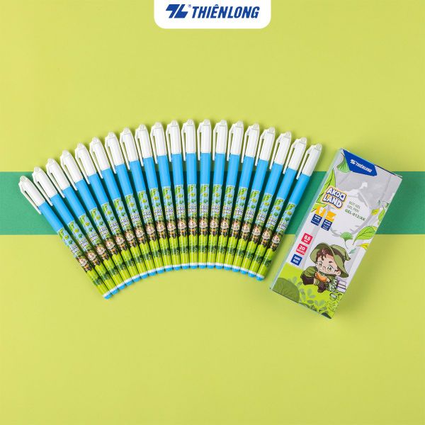 Bút Gel Thiên Long GEL-012/AK – Nét 0.5mm, Nhân vật Akooland Tahi