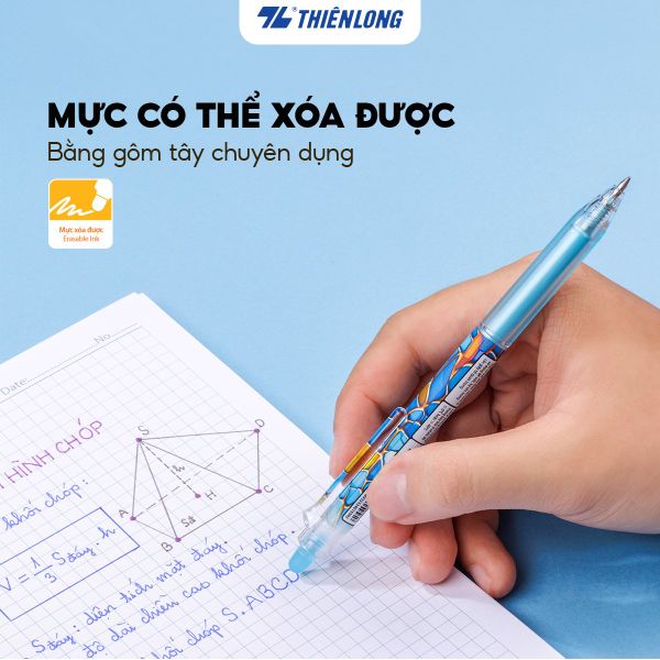 Bút Gel Xóa Được Mazzic Thiên Long GELE-007/V1
