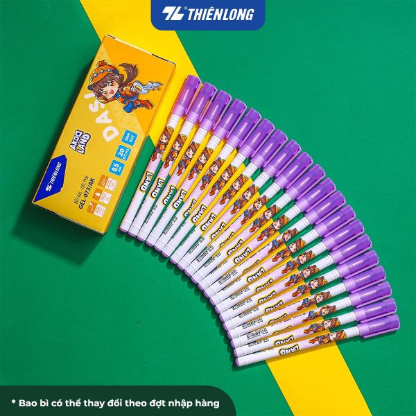 Bút gel Akooland Dasi Thiên Long Tím