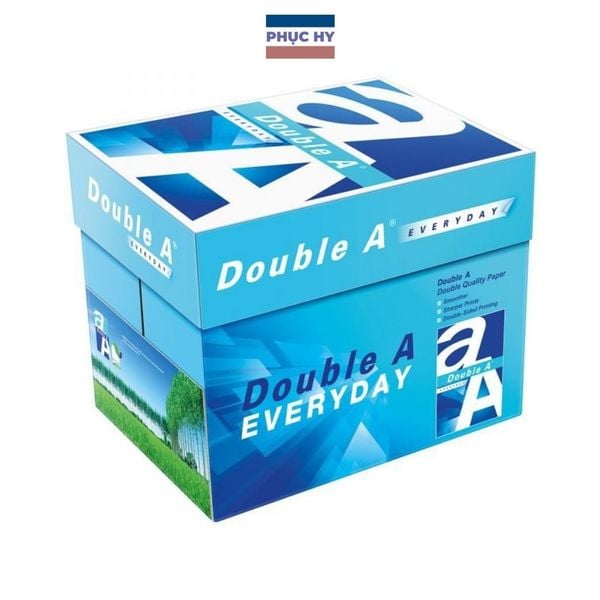 Thùng 5 Ream Giấy A4 Double A 70 gsm