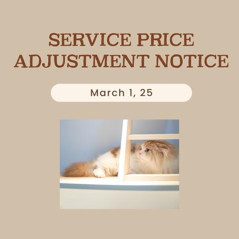 SERVICE PRICE ADJUSTMENT NOTICE