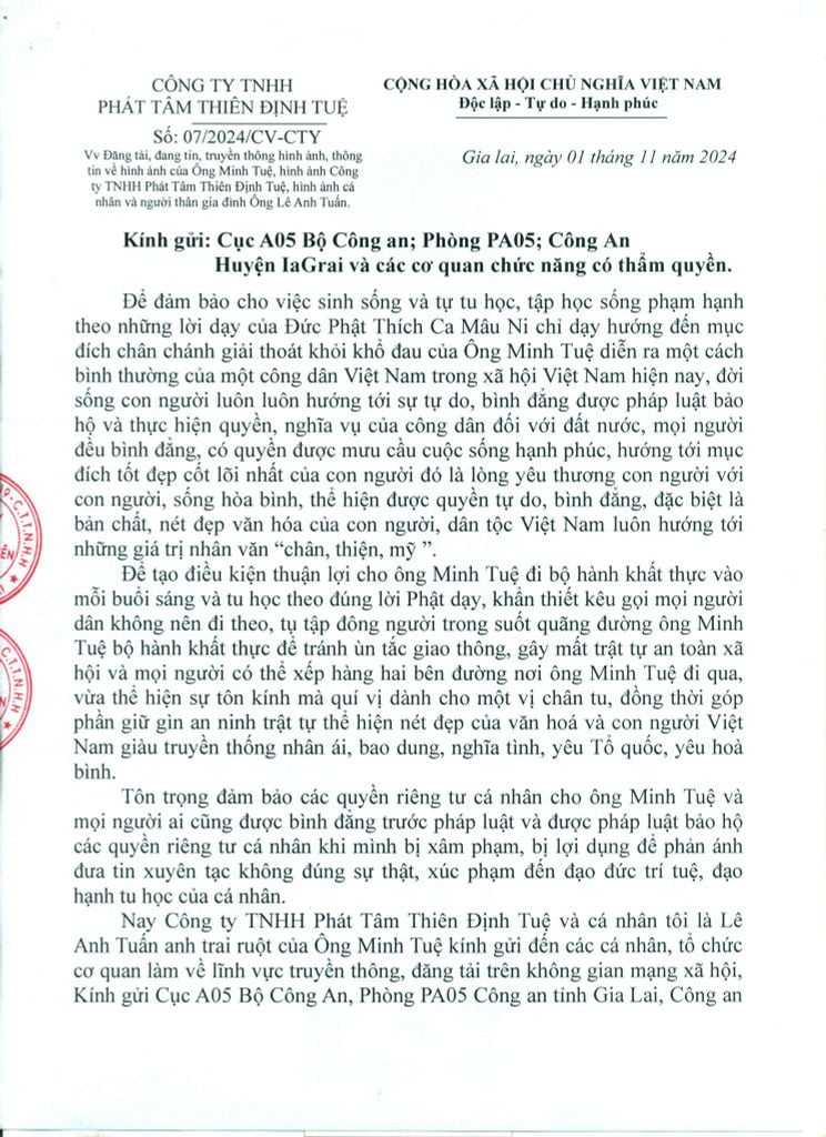 Thông điệp giúp đỡ