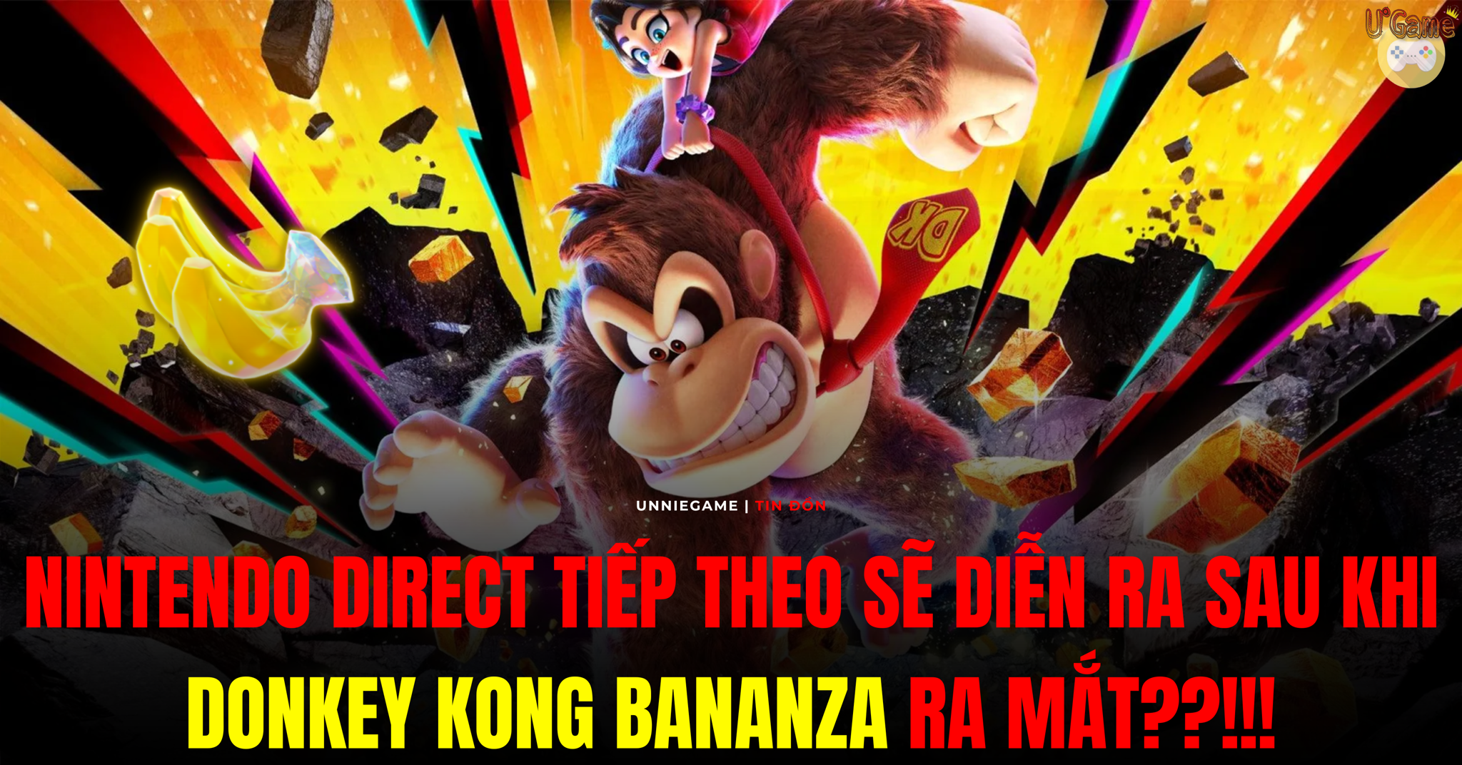 Nintendo Direct tiếp theo sẽ diễn ra sau khi Donkey Kong Bananza ra mắt??!!!