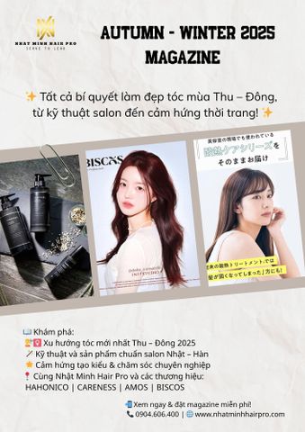 ✨ COMING SOON ✨ AUTUMN – WINTER 2025 MAGAZINE by NHAT MINH HAIR PRO 🍂