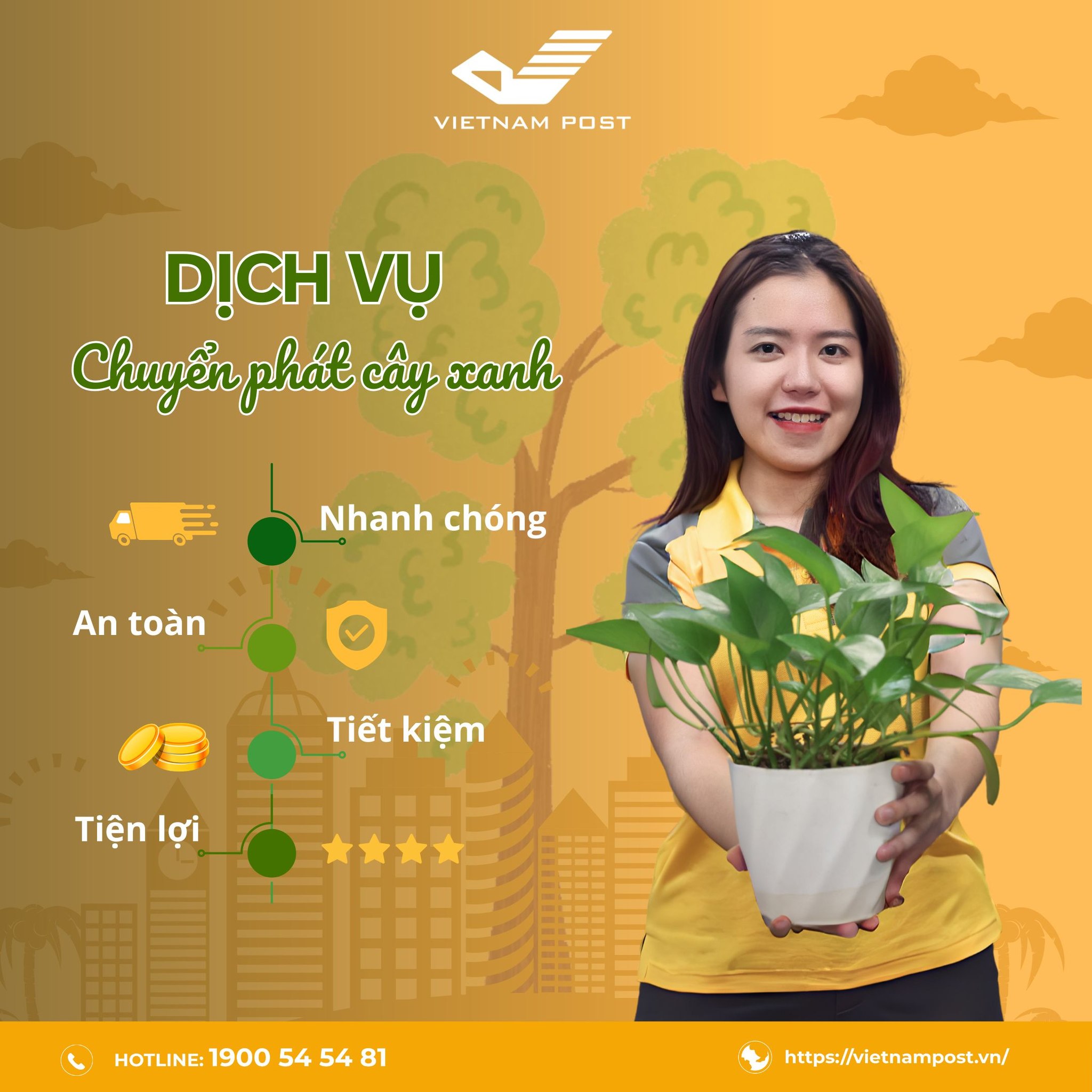 Vận chuyển cây xanh – Tiết kiệm chi phí, không lo hư hại!
